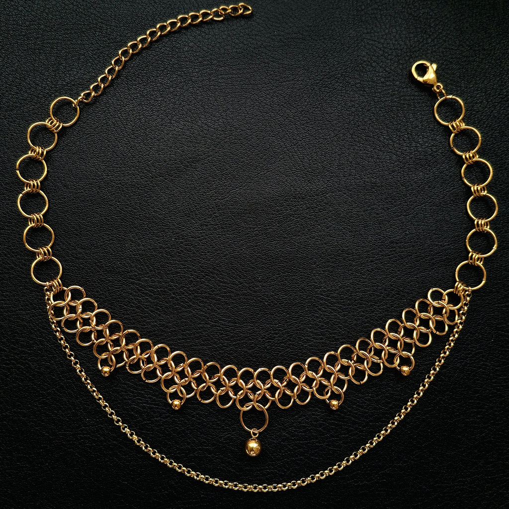 Poppy Gold Chocker