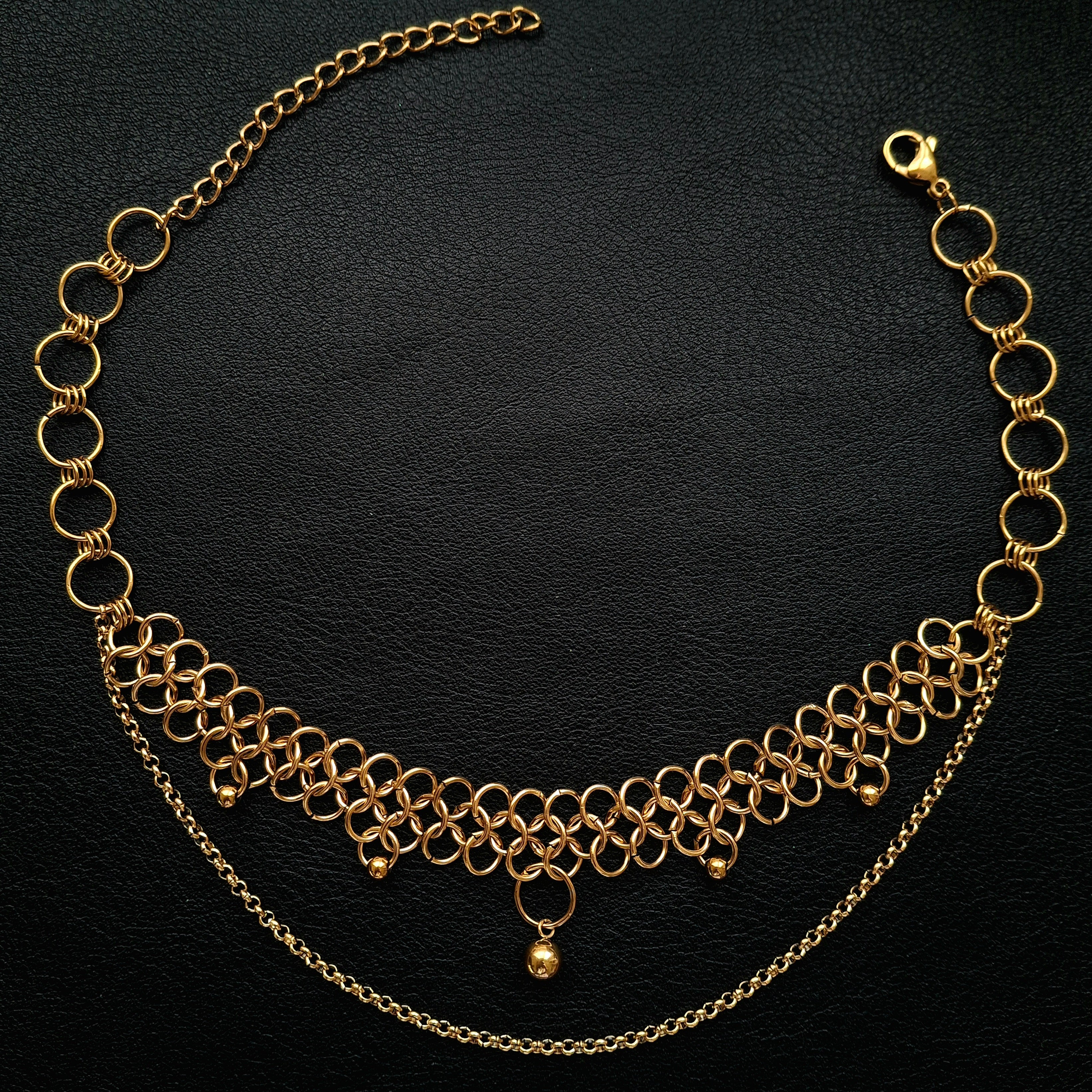 Poppy Gold Chocker