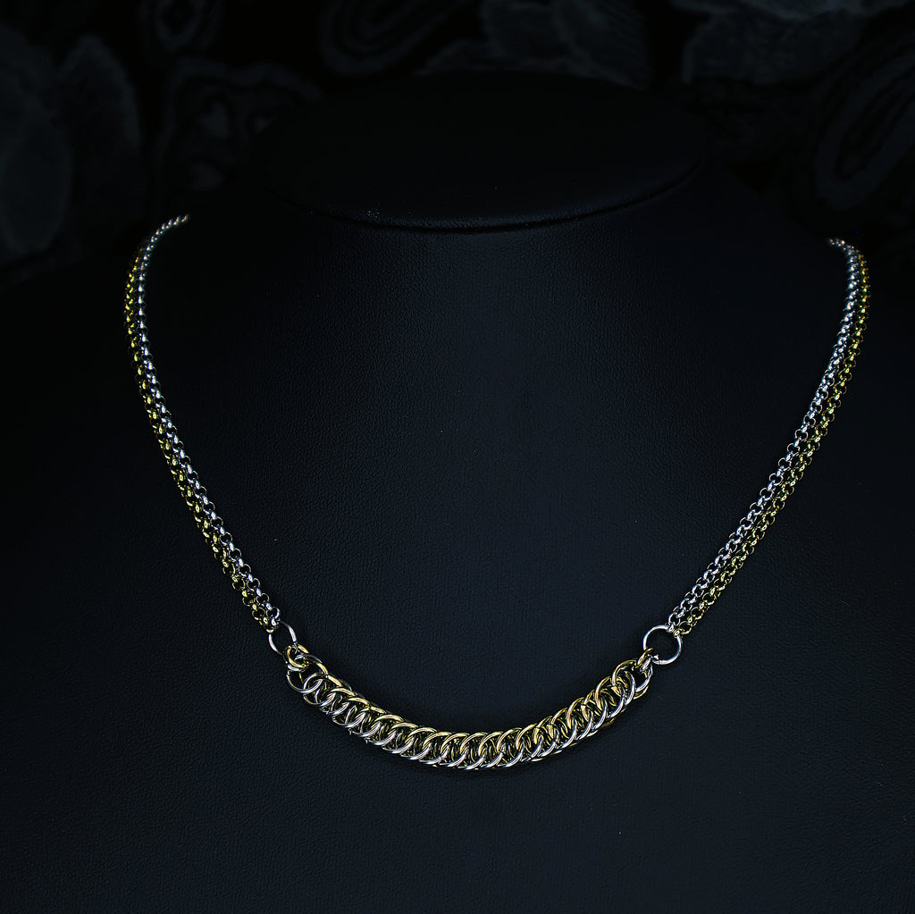Duet Minimal necklace